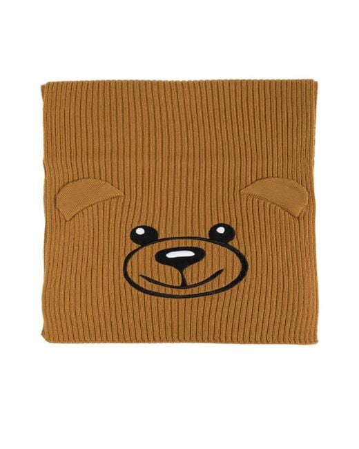 Moschino Brown Scarf