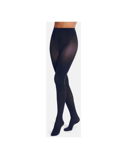 Wolford Gray Velvet De Luxe 50 Tights
