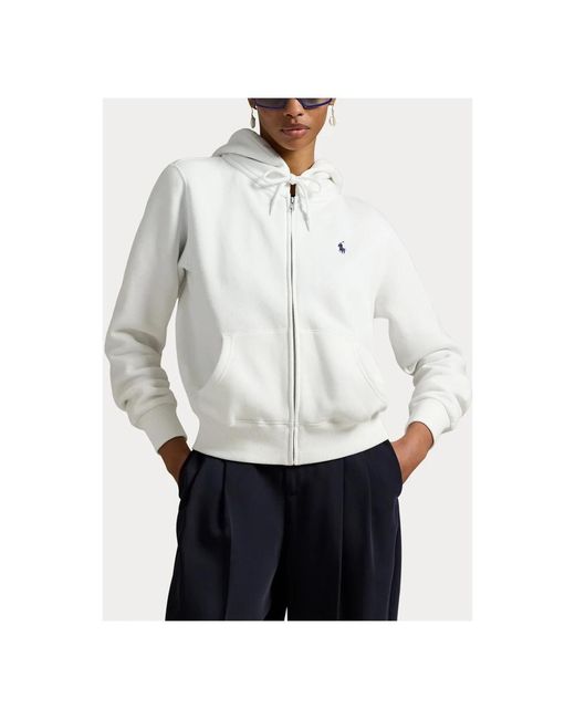 Polo Ralph Lauren White Zip-Throughs