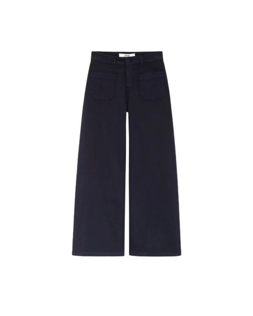 Five Jeans Blue Wide Trousers