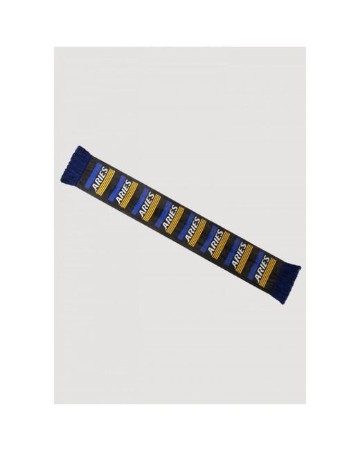 Aries Blue Winter Scarves for men