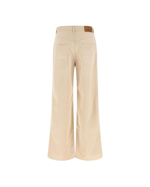 Isabel Marant Natural Wide Trousers