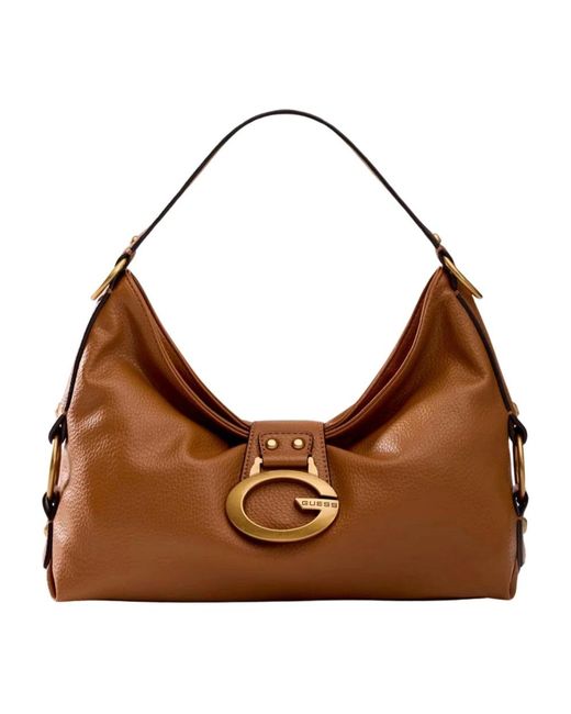 Guess Brown Shoulder Bags