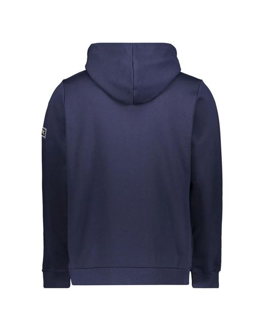 Iceberg Hoodies & Sweatvesten ,Blauw ,Katoen Maxi Print Hoodie in het Blue voor heren