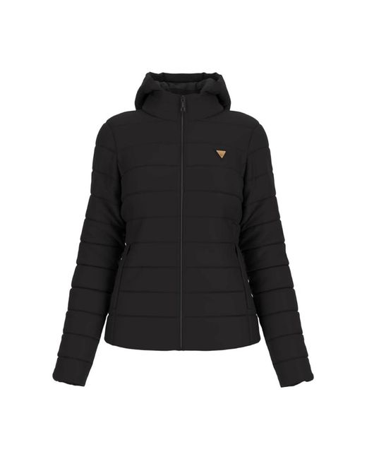 Guess Diann Puffer Jacket in het Black