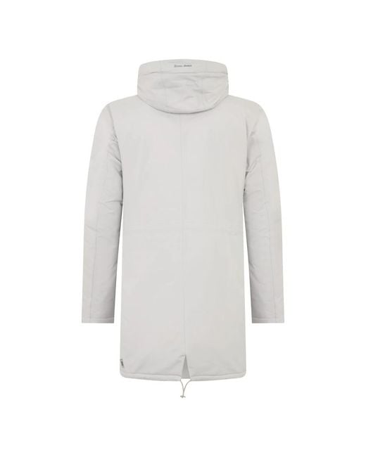Herno Gray Parkas for men