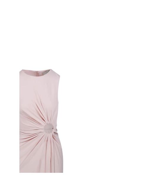 Sportmax Pink Draped Maxi Dress