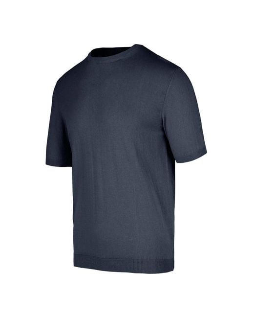 Bomboogie Girocollo Basic Crew Neck Jumper in het Blue voor heren