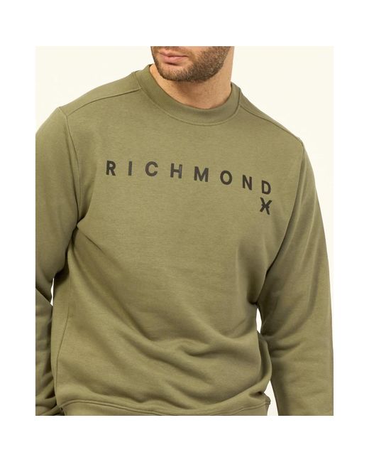 RICHMOND Green Sweatshirts for men