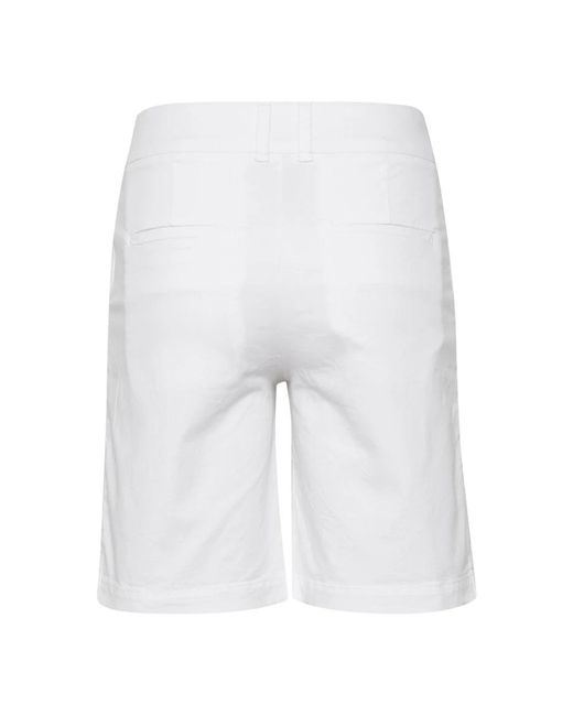 Part Two White Casual Shorts