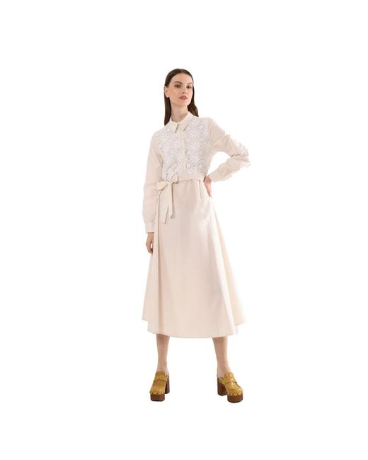 Midi Dresses di Dixie in Natural