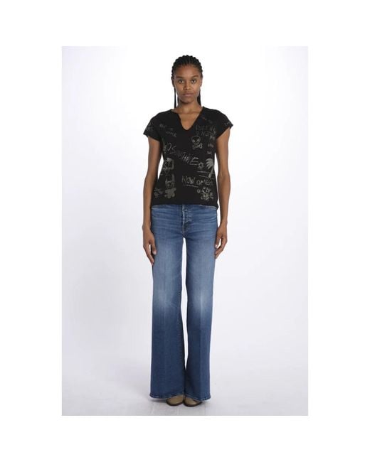 T-Shirts Zadig & Voltaire de color Black