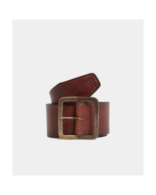 DSquared² Breiter Ledergürtel in Brown für Herren