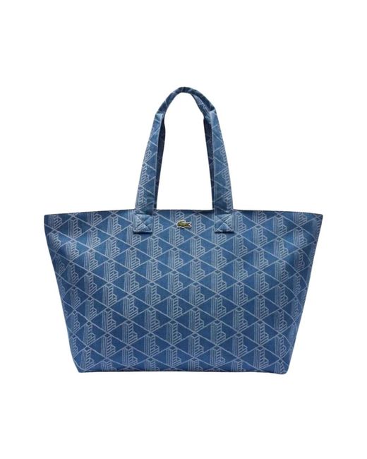 Tote Bags Lacoste en coloris Blue