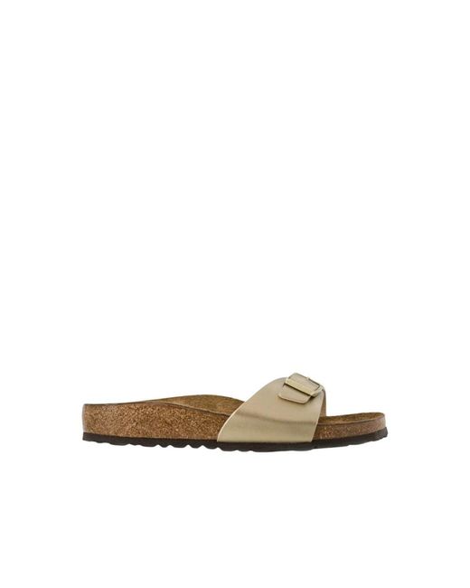 Birkenstock Natural Sliders