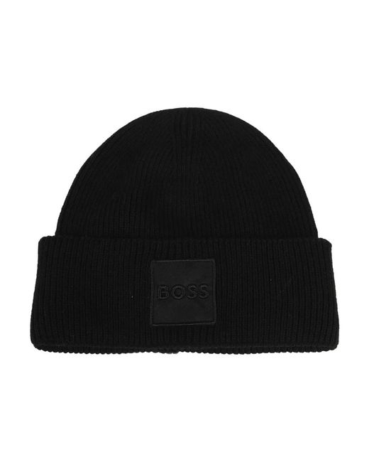 Accessories > hats > beanies Boss pour homme en coloris Black