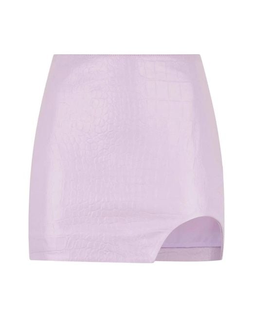 Patrizia Pepe Purple Short Skirts