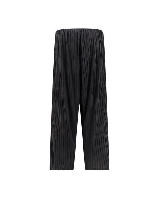 Giorgio Armani Black Cropped Trousers