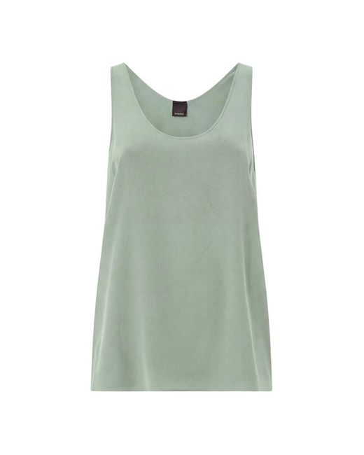 Sleeveless Tops Pinko de color Green
