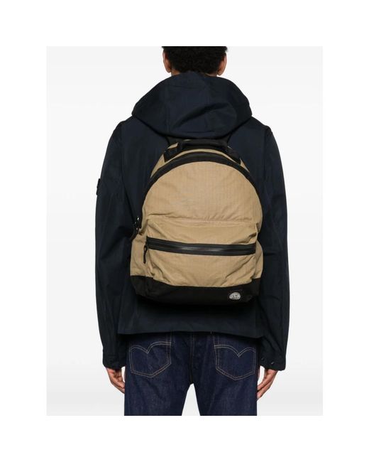 Stone Island Green Backpacks for men
