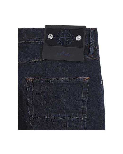 Stone Island Blue Slim-Fit Jeans for men