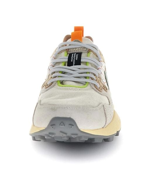 Flower Mountain White Sneakers for men