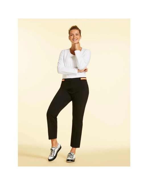 Marina Rinaldi Black Cropped Trousers