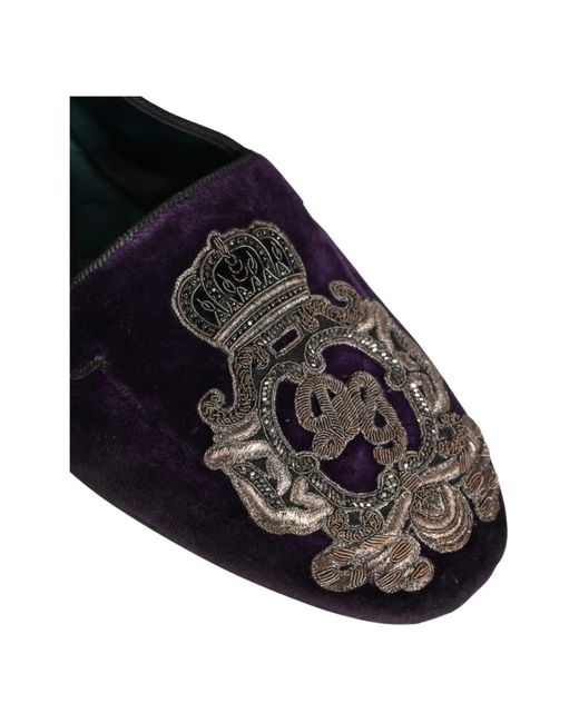 Dolce & Gabbana Blue Loafers for men
