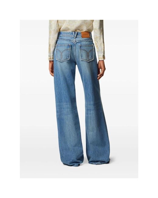 Versace Blue Straight Jeans