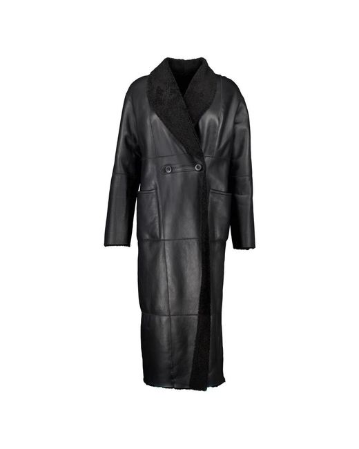 Alter Ego Black Double-Breasted Coats