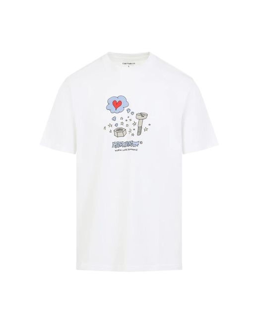 T-Shirts Carhartt de hombre de color White