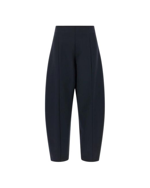 Nude Blue Cropped Trousers