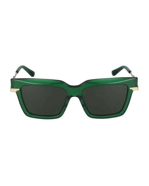 Bv 1242s 003 sunglasses Bottega Veneta de color Green