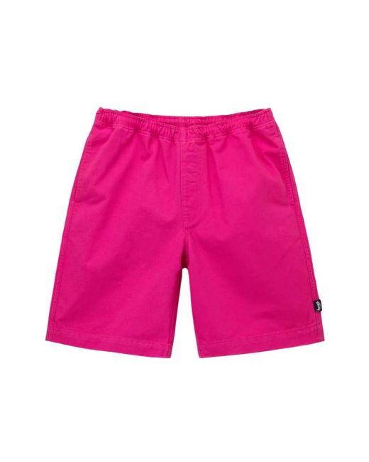 Stussy Pink Casual Shorts for men