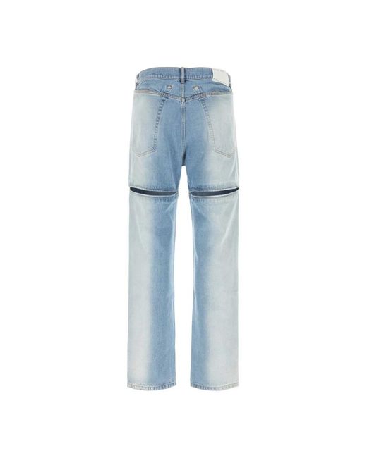 Random Identities Back Cut Denim Broek in het Blue voor heren