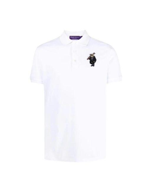 Ralph Lauren White Polo Shirts for men
