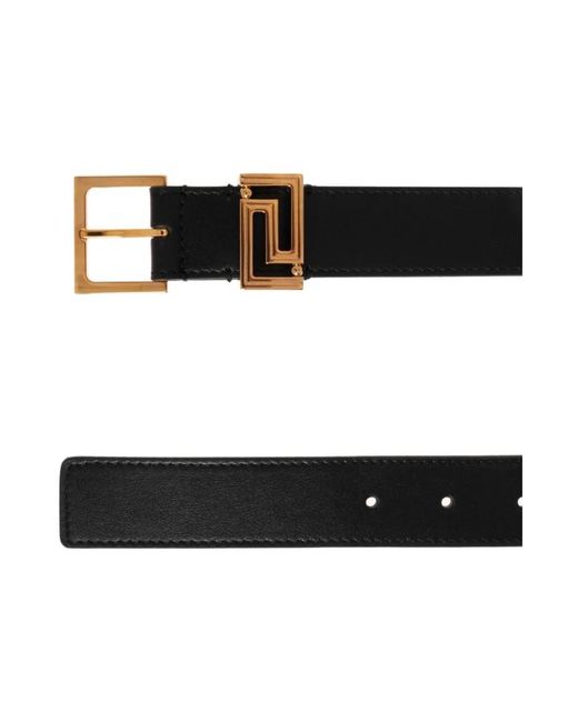 Versace Black Belts
