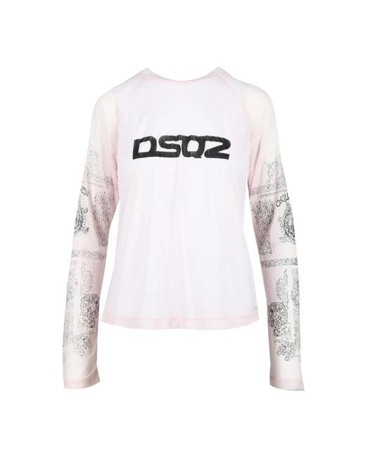 Tshirt, Mujer, Talla DSquared² de color White