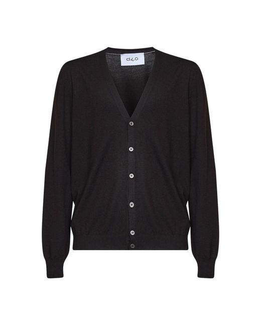 Cardigans D4.0 pour homme en coloris Black