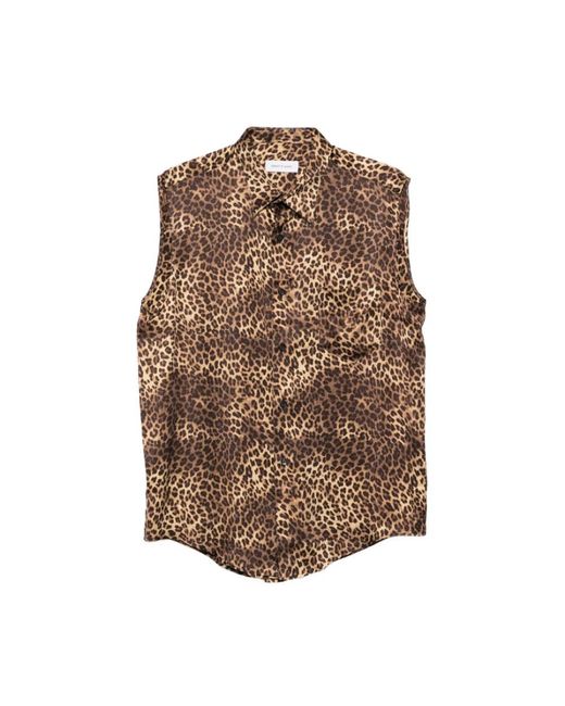 Ernest W. Baker Brown Sleeveless Tops for men