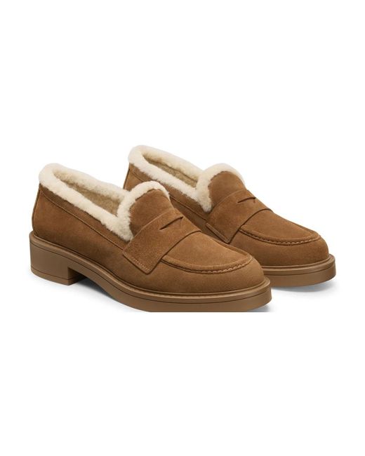 Stuart Weitzman Brown Loafers