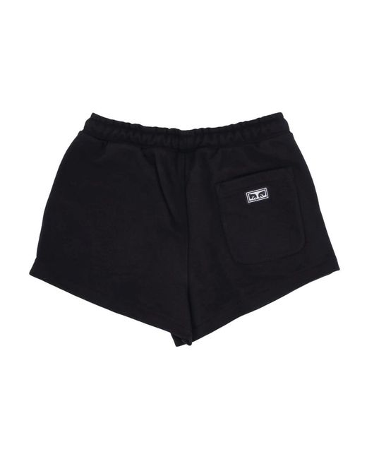 Obey Black Short Shorts