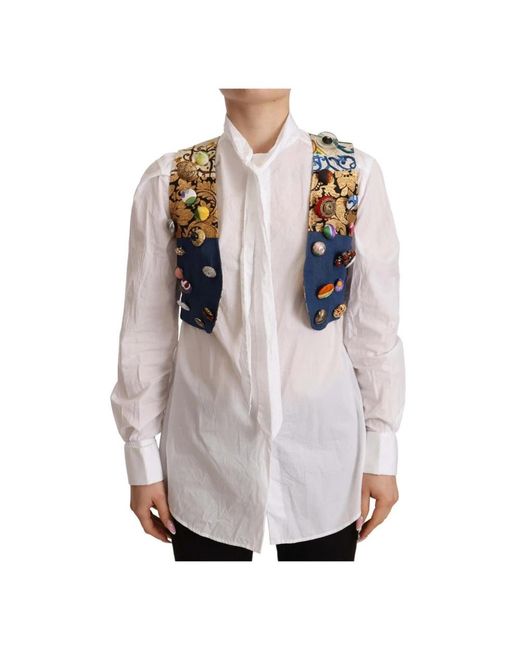 Dolce & Gabbana Multicolor Waistcoats
