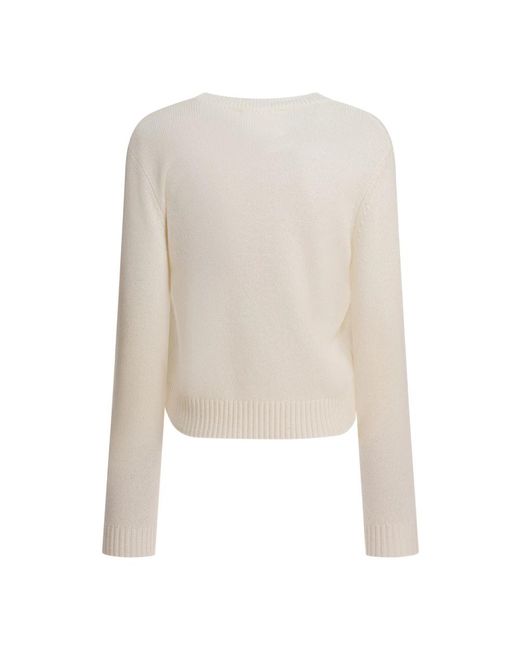 Lisa Yang White Luxuriöse Kaschmir-Strickware Aw25
