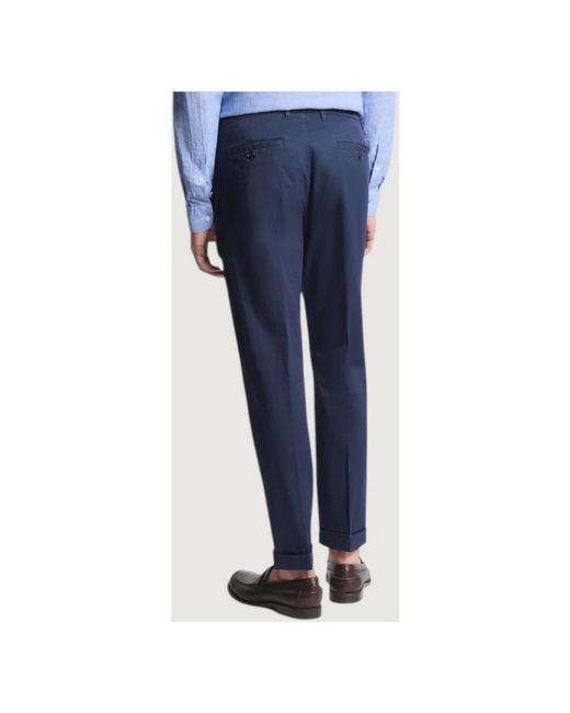 Fay Blue Slim-Fit Trousers for men