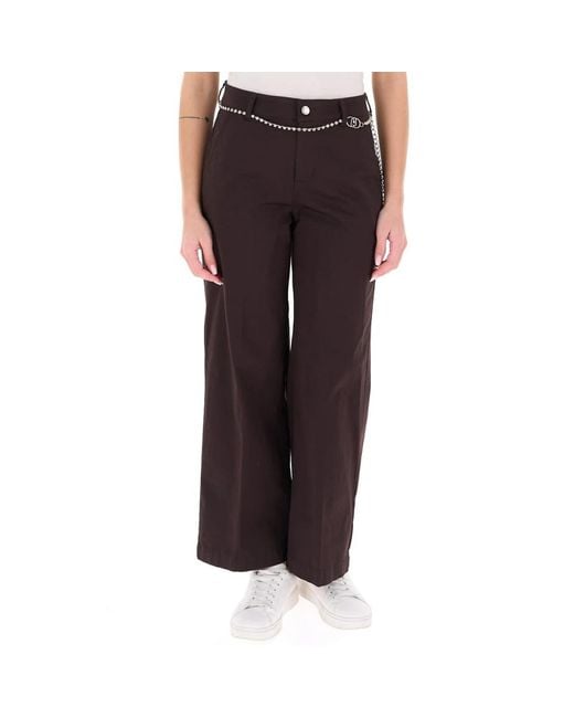 Liu Jo Brown Wide Trousers