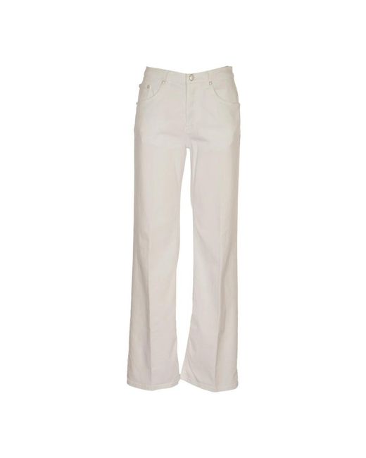 Dondup Gray Wide Trousers