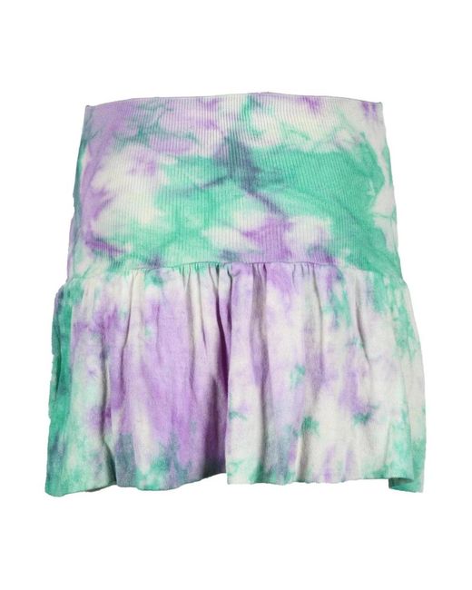 Laneus Blue Short Skirts