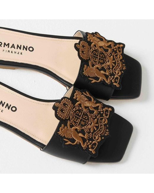 Shoes > flip flops & sliders > sliders Ermanno Scervino en coloris Brown