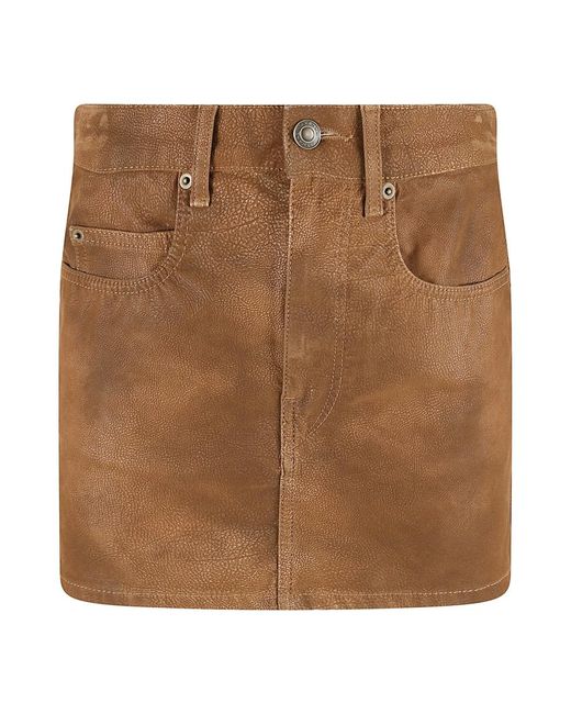 Isabel Marant Brown Short Skirts